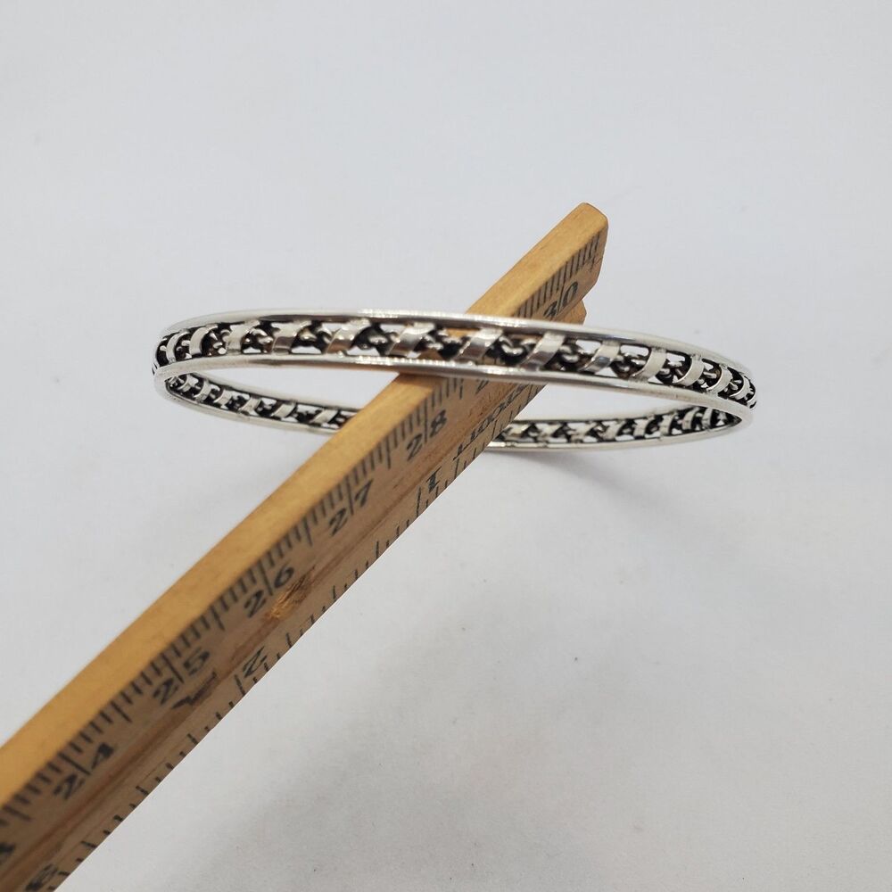Sterling Silver Bangle Bracelet 925